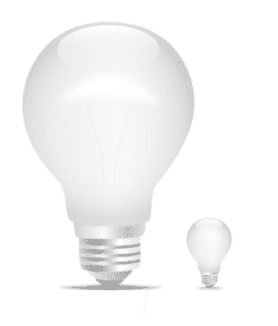 free 3d lighbulb vector