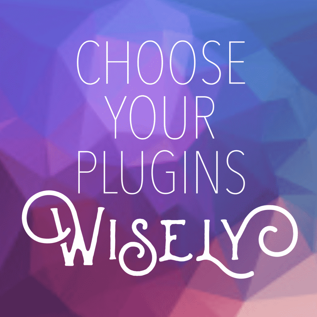 how to choose plugins