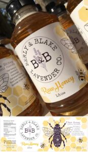 Honey label design